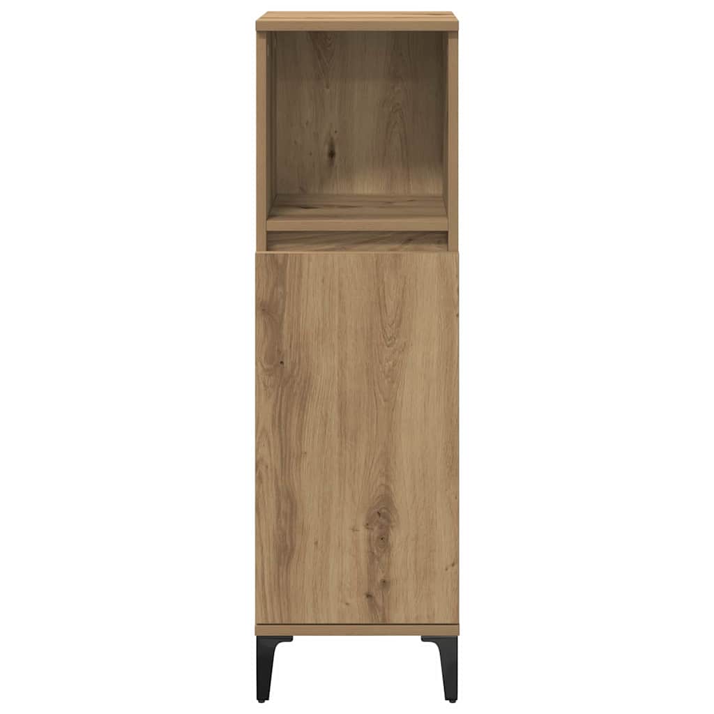 Badkamermeubelset met plank 3 pcs Artisan Eiken Bewerkt hout