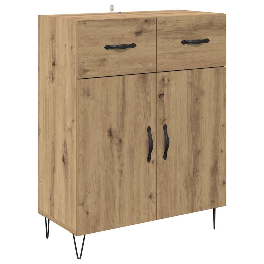 Hoge kast Artisan Eiken 69,5 x 32,5 x 180 cm Bewerkt hout