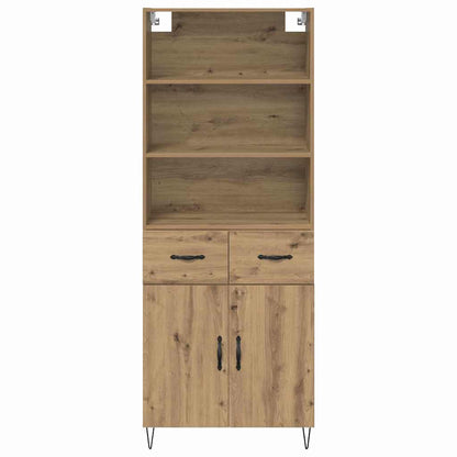 Hoge kast Artisan Eiken 69,5 x 32,5 x 180 cm Bewerkt hout