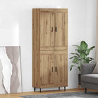 Tall cabinet 2 pcs Engineered wood Artisan Oak