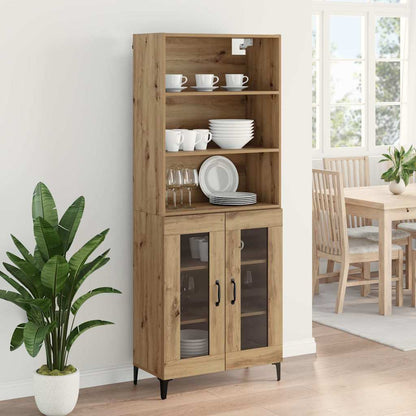 Hoge kast Artisan Eiken 69,5 x 34 x 180 cm Bewerkt hout