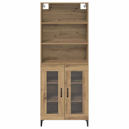 Hoge kast Artisan Eiken 69,5 x 34 x 180 cm Bewerkt hout