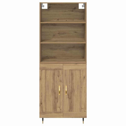 Hoge kast Artisan Eiken 69,5 x 34 x 180 cm Bewerkt hout