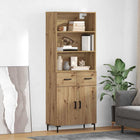 High cabinet Artisan Oak 69.5 x 34 x 180 cm Engineered wood