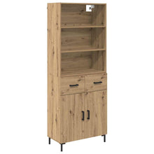 Hoge kast Artisan Eiken 69,5 x 32,5 x 180 cm Bewerkt hout