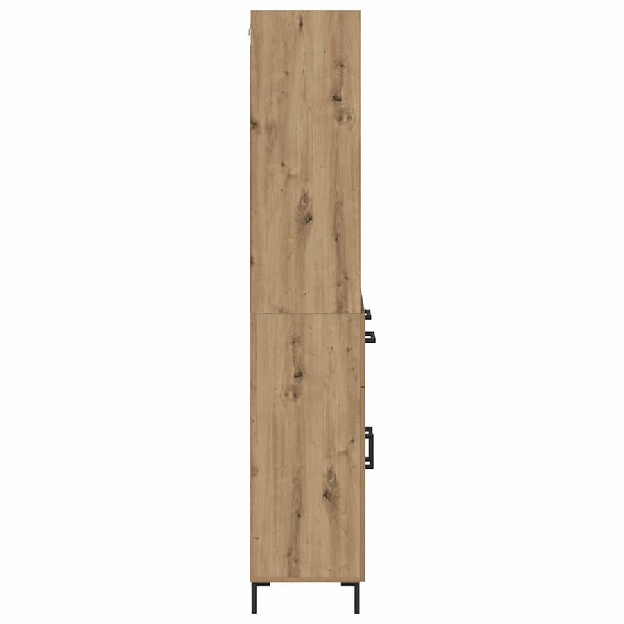 Hoge kast Artisan Eiken 69,5 x 32,5 x 180 cm Bewerkt hout
