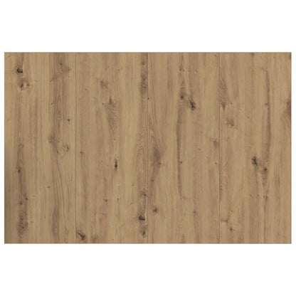 Hoofdbord Met Kast met lade 3 pcs Artisan Eiken Bewerkt hout