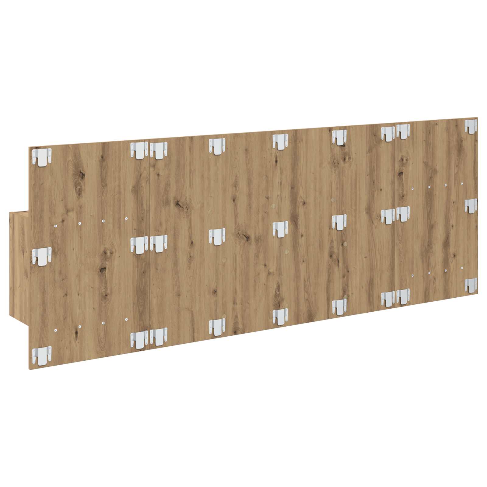 Hoofdbord Met Kast met lade 3 pcs Artisan Eiken Bewerkt hout