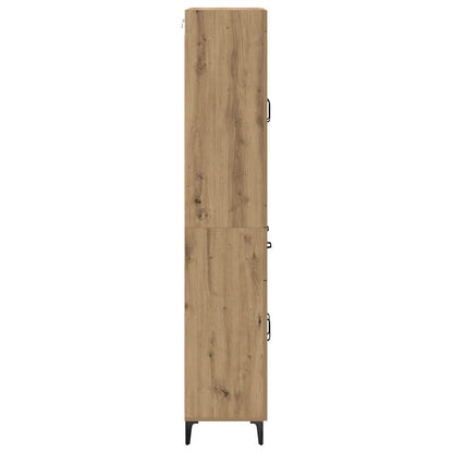 Highboard Artisan Eiken 69,5 x 34 x 180 cm Bewerkt hout