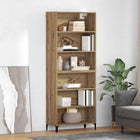 Tall cabinet Artisan Oak 69.5 x 34 x 180 cm Engineered wood