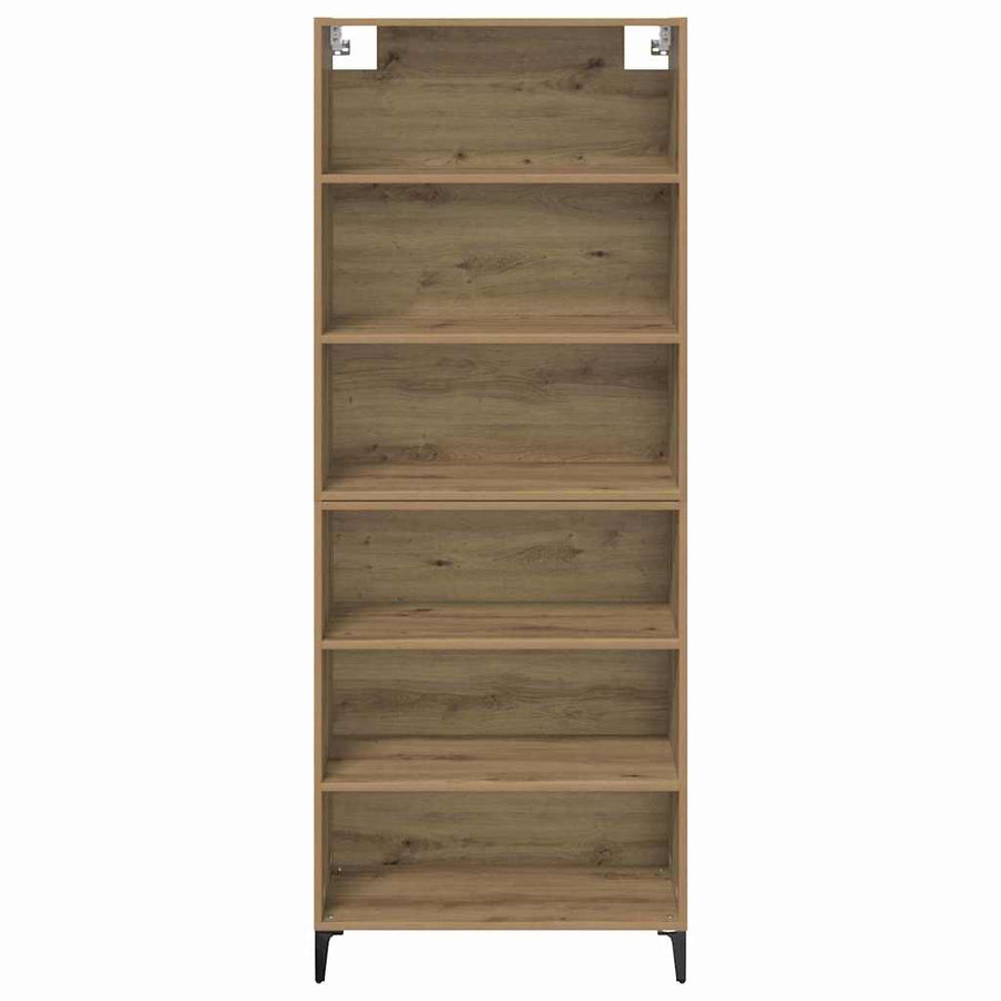 Hoge kast Artisan Eiken 69,5 x 34 x 180 cm Bewerkt hout