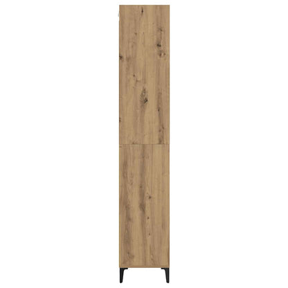Hoge kast Artisan Eiken 69,5 x 34 x 180 cm Bewerkt hout
