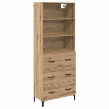 Hoge kast Artisan Eiken 69,5 x 34 x 180 cm Bewerkt hout