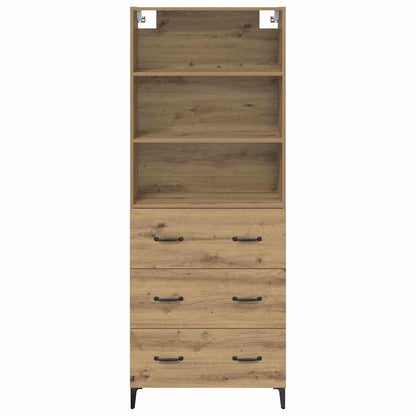 Hoge kast Artisan Eiken 69,5 x 34 x 180 cm Bewerkt hout