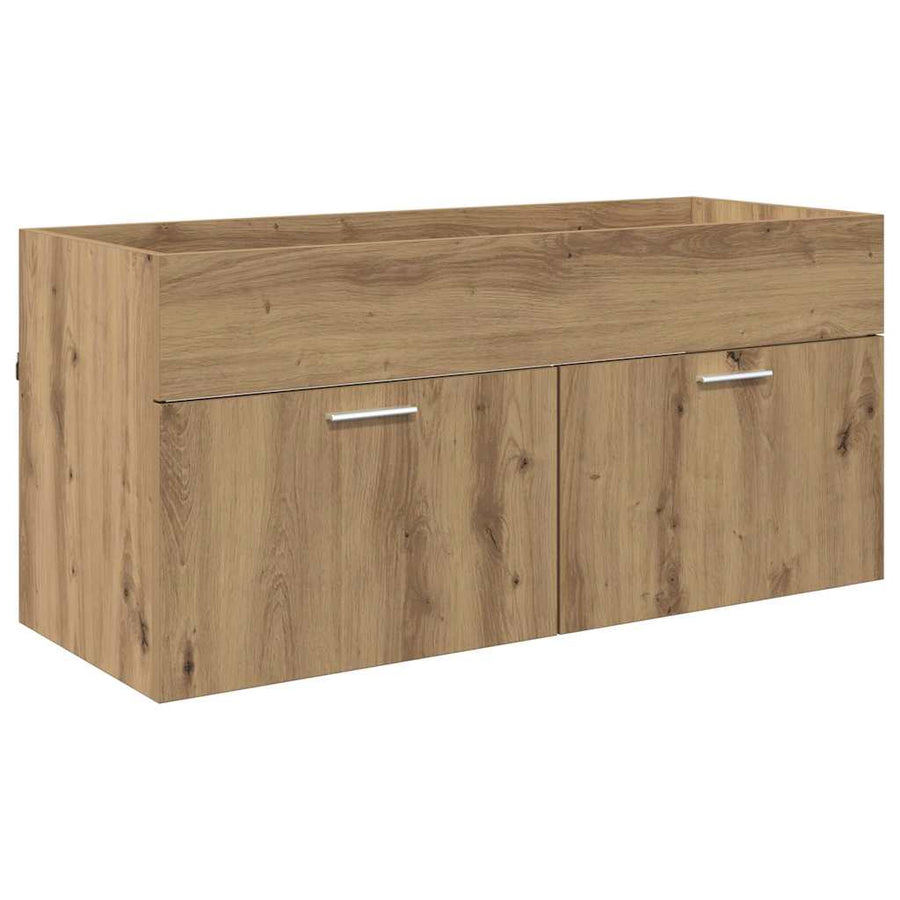 Badkamerkast Artisan Eiken 100 x 38,5 x 46 cm Bewerkt hout