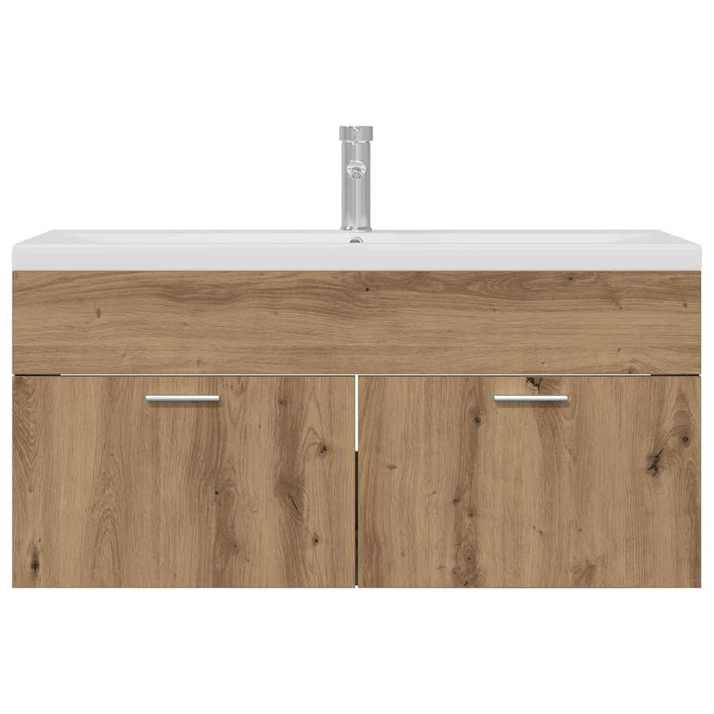 Badkamerkast Artisan Eiken 100 x 38,5 x 46 cm Bewerkt hout