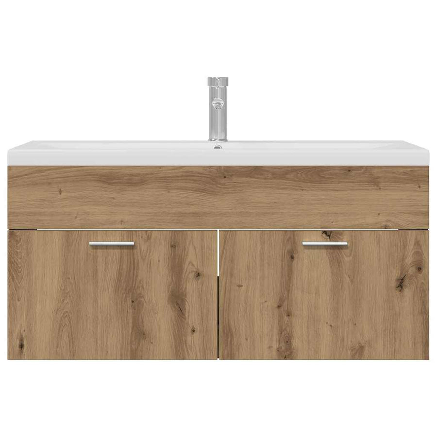 Badkamerkast Artisan Eiken 100 x 38,5 x 46 cm Bewerkt hout