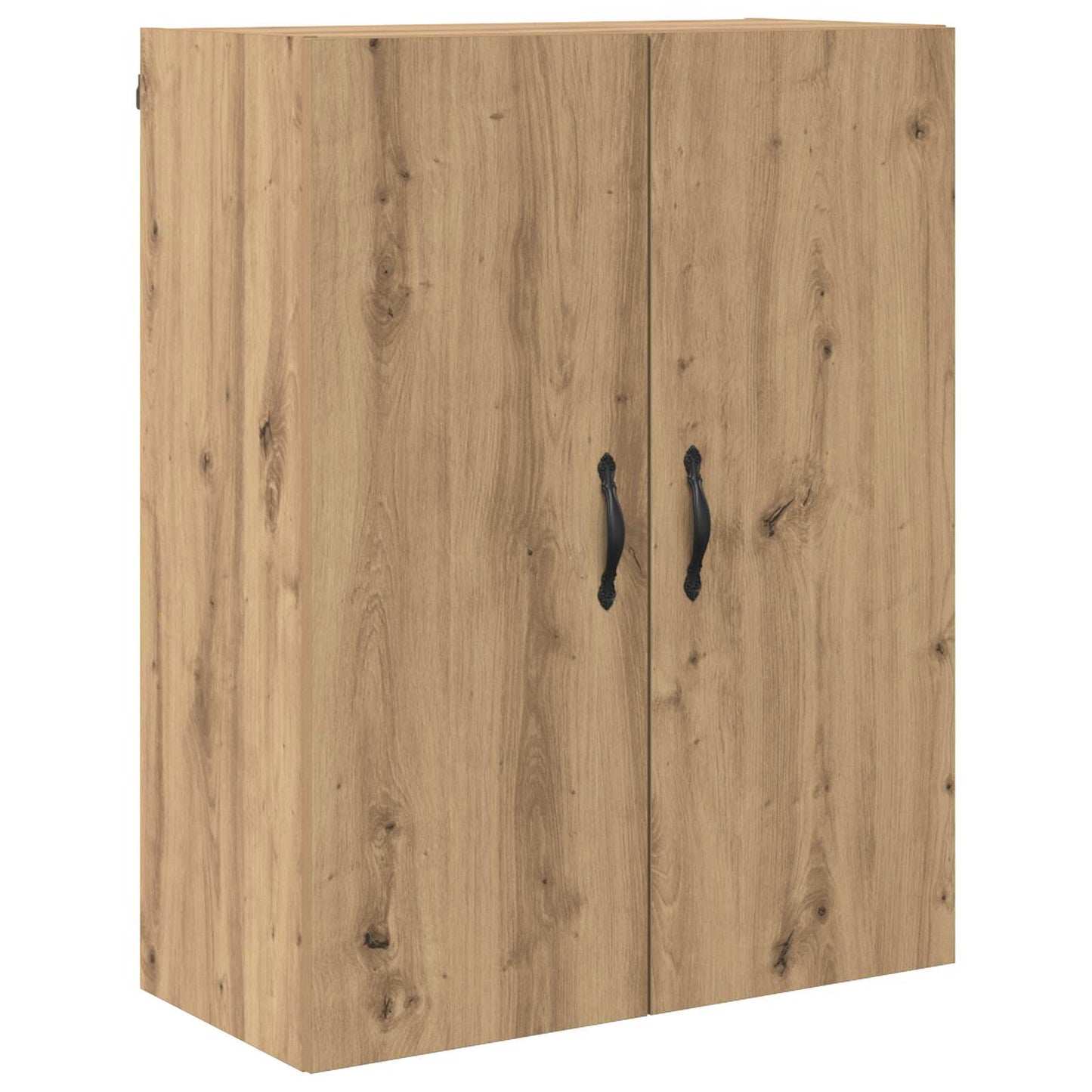 Hoge kast met lade 2 pcs Artisan Eiken Geengineerd Hout en Glas