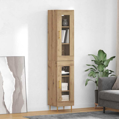 Highboard Artisan Eiken 34,5 x 34 x 180 cm Bewerkt hout