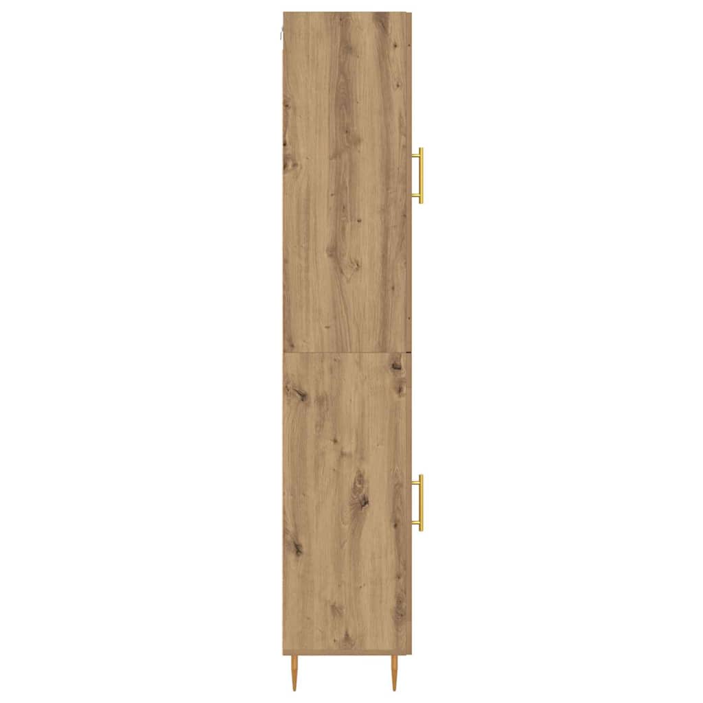 Highboard Artisan Eiken 34,5 x 34 x 180 cm Bewerkt hout