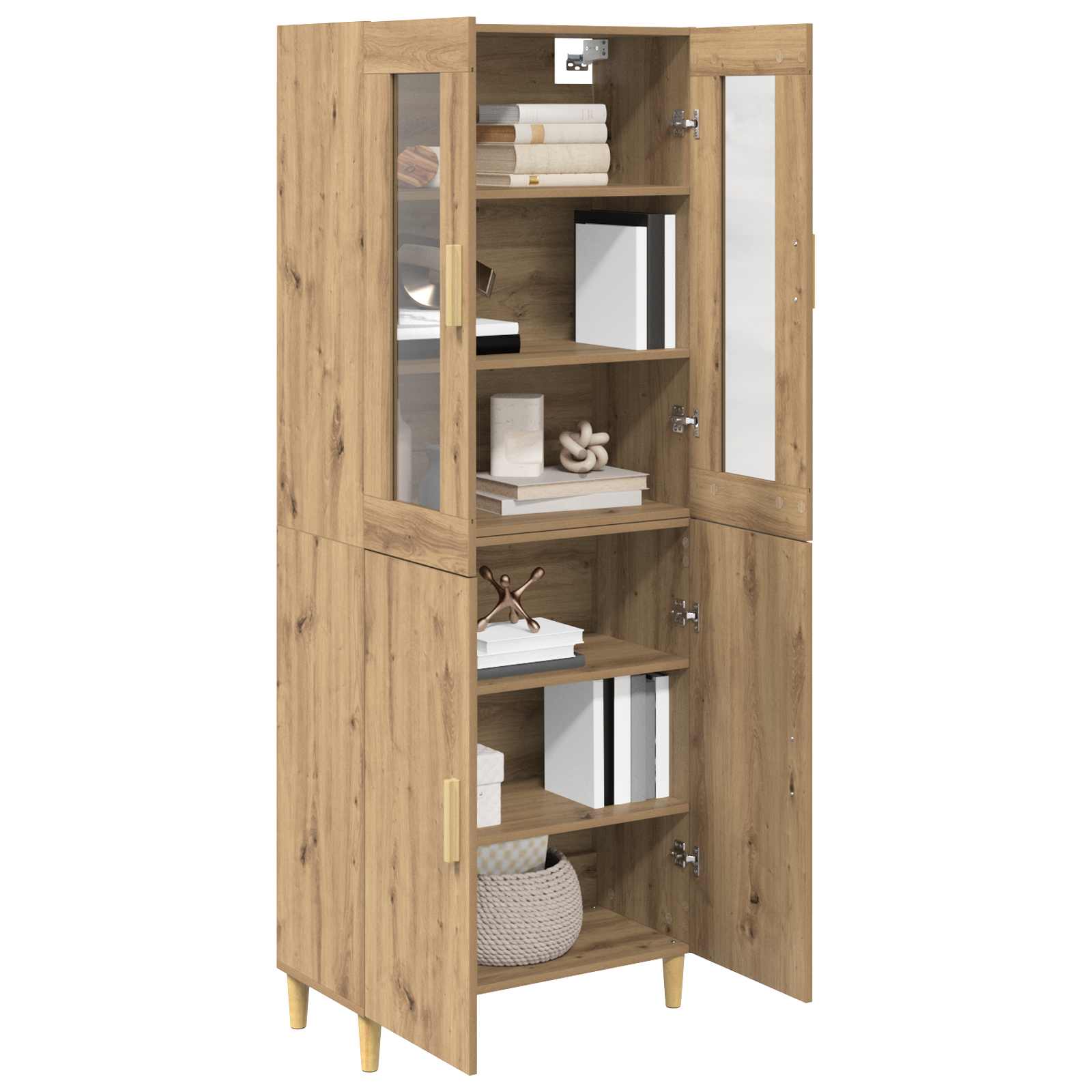 Hoge kast Artisan Eiken 69,5 x 34 x 180 cm