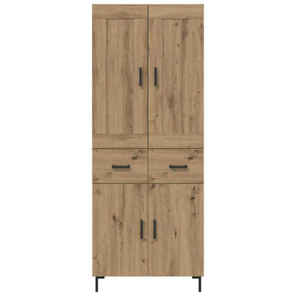 Highboard Artisan Eiken 69,5 x 34 x 180 cm Bewerkt hout