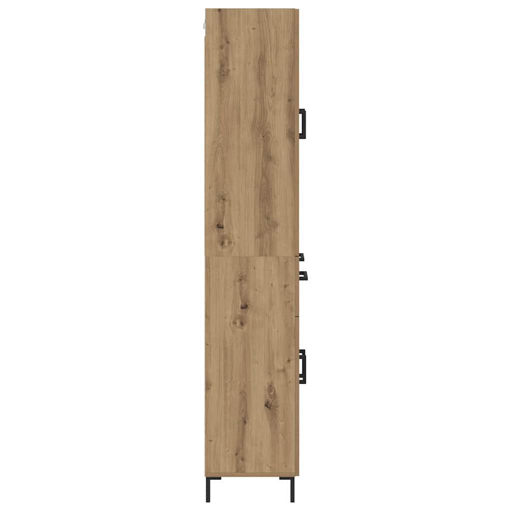 Highboard Artisan Eiken 69,5 x 34 x 180 cm Bewerkt hout