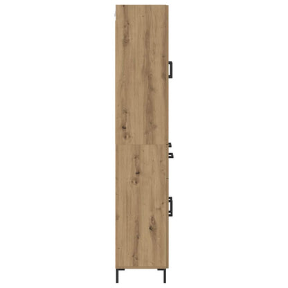 Highboard Artisan Eiken 69,5 x 34 x 180 cm Bewerkt hout