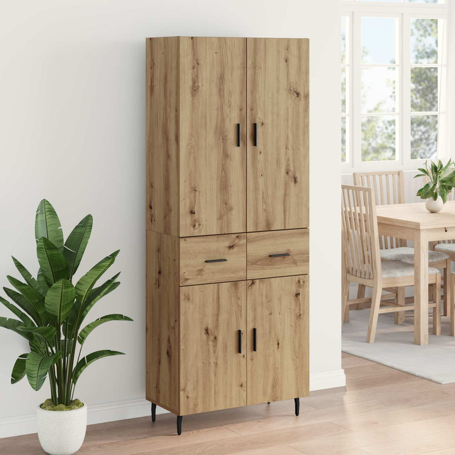 Hoge kast met lade Artisan Eiken 69,5 x 34 x 180 cm