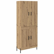 Highboard Artisan Eiken 69,5 x 34 x 180 cm Bewerkt hout