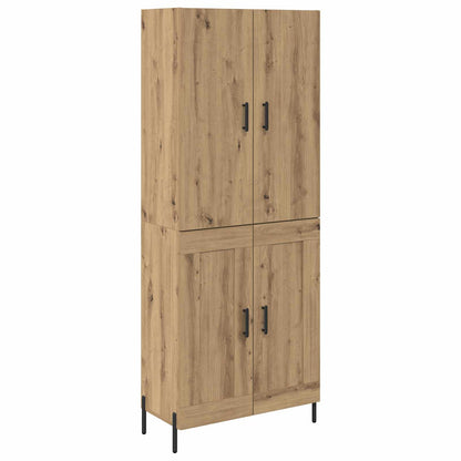 Highboard Artisan Eiken 69,5 x 34 x 180 cm Bewerkt hout