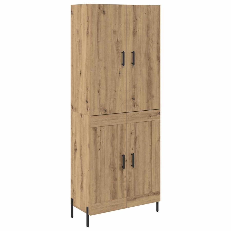 Highboard Artisan Eiken 69,5 x 34 x 180 cm Bewerkt hout