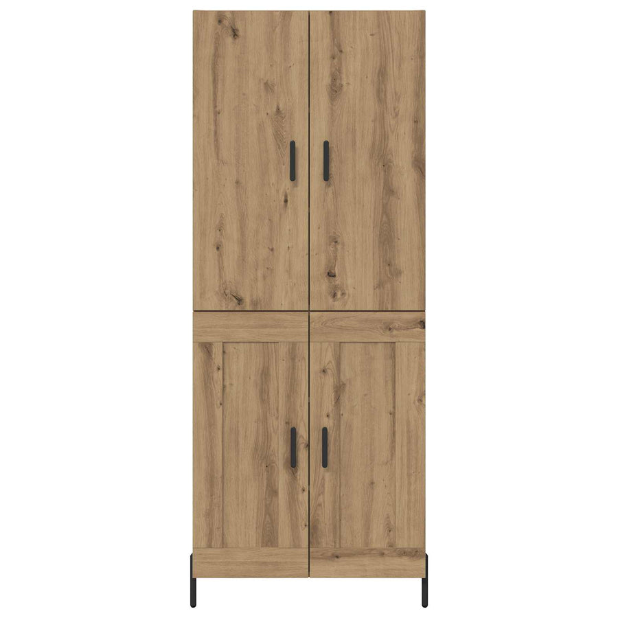 Highboard Artisan Eiken 69,5 x 34 x 180 cm Bewerkt hout