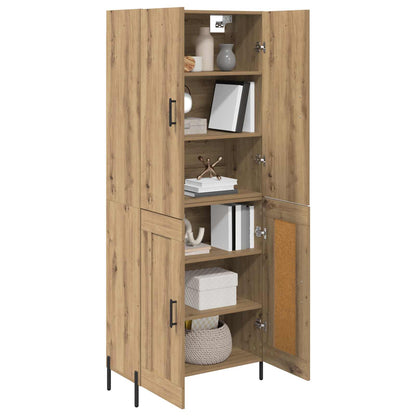 Highboard Artisan Eiken 69,5 x 34 x 180 cm Bewerkt hout