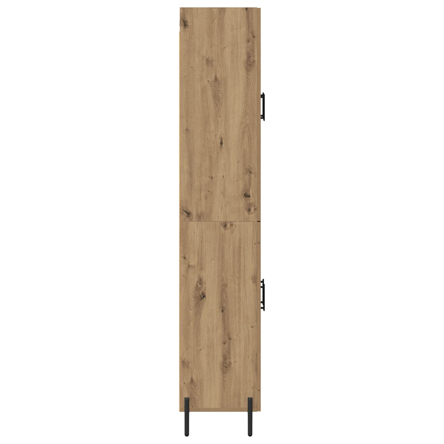Highboard Artisan Eiken 69,5 x 34 x 180 cm Bewerkt hout