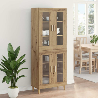 Hoge kast Artisan Eiken 69,5 x 34 x 180 cm Bewerkt hout