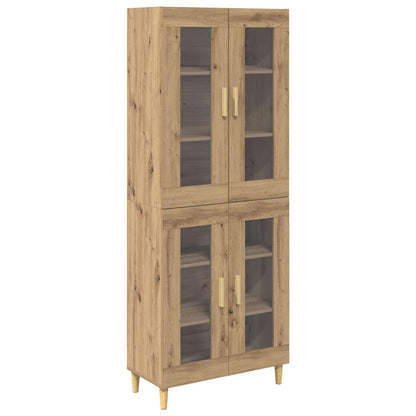 Hoge kast Artisan Eiken 69,5 x 34 x 180 cm Bewerkt hout