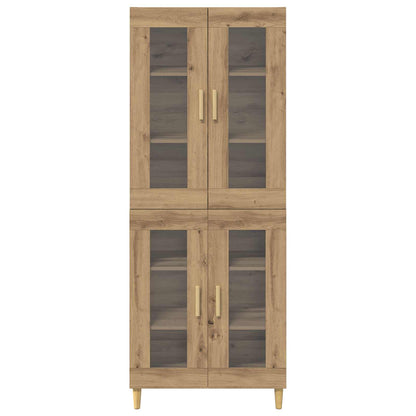 Hoge kast Artisan Eiken 69,5 x 34 x 180 cm Bewerkt hout