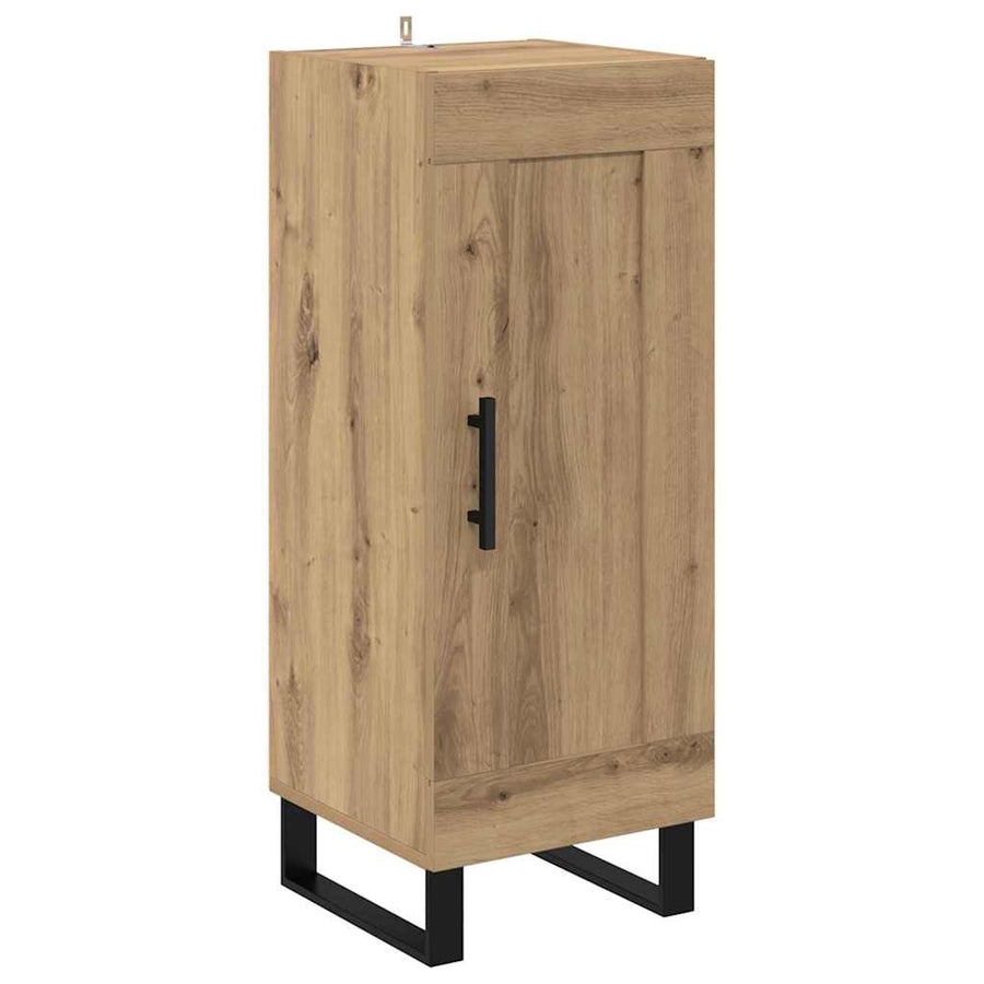 Highboard Artisan Eiken 69,5 x 34 x 180 cm Bewerkt hout