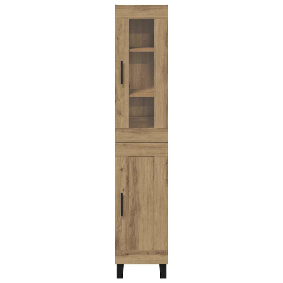 Highboard Artisan Eiken 69,5 x 34 x 180 cm Bewerkt hout
