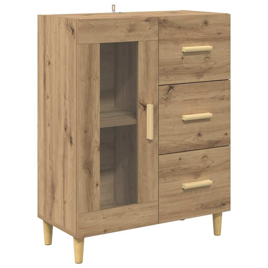 Hoge kast Artisan Eiken 69,5 x 32,5 x 180 cm Bewerkt hout