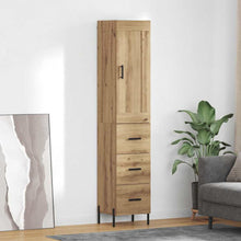 Highboard Artisan Eiken 34,5 x 34 x 180 cm Bewerkt hout