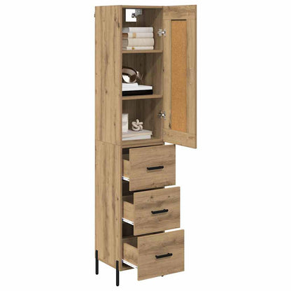 Highboard Artisan Eiken 34,5 x 34 x 180 cm Bewerkt hout