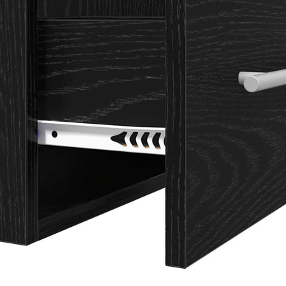 Badkamertenk te kast met lade Zwart Eiken 41 x 38,5 x 48 cm