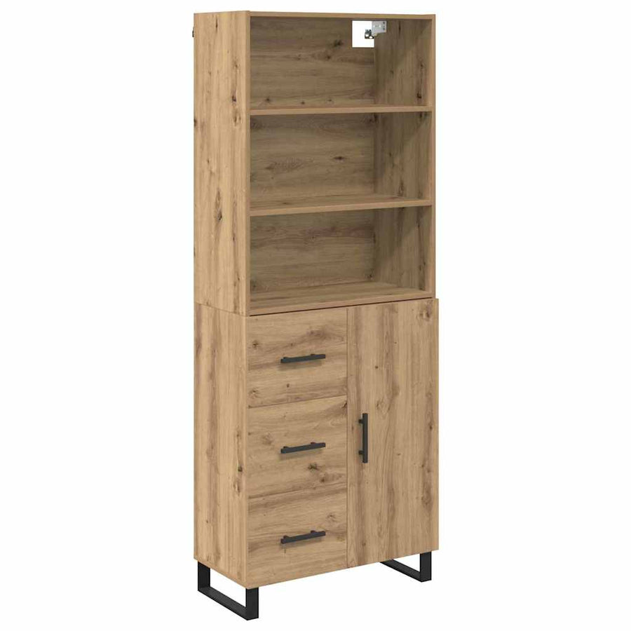 Hoge kast met lade Artisan Eiken 69,5 x 34 x 180 cm