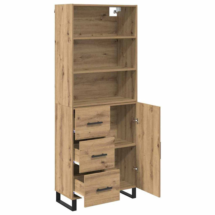 Hoge kast met lade Artisan Eiken 69,5 x 34 x 180 cm