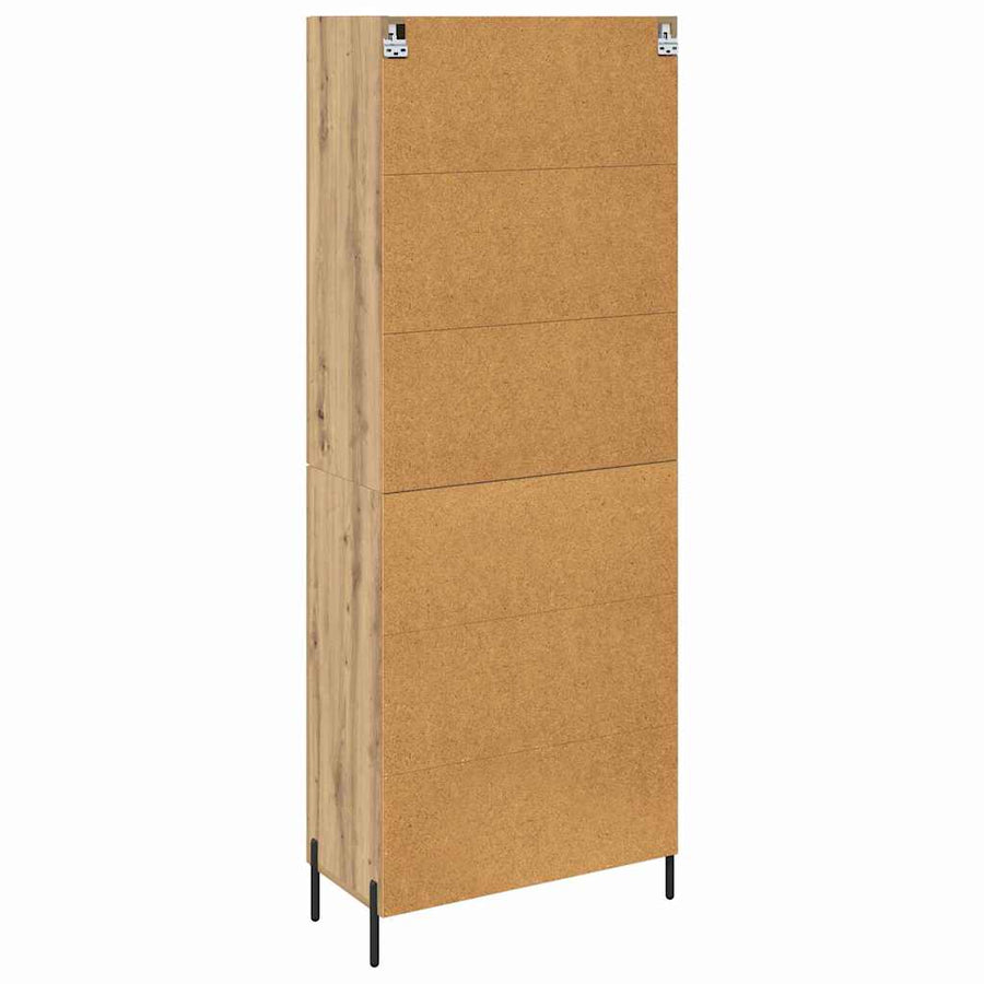 Highboard Artisan Eiken 69,5 x 34 x 180 cm Bewerkt hout