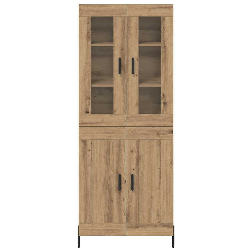 Highboard Artisan Eiken 69,5 x 34 x 180 cm Bewerkt hout