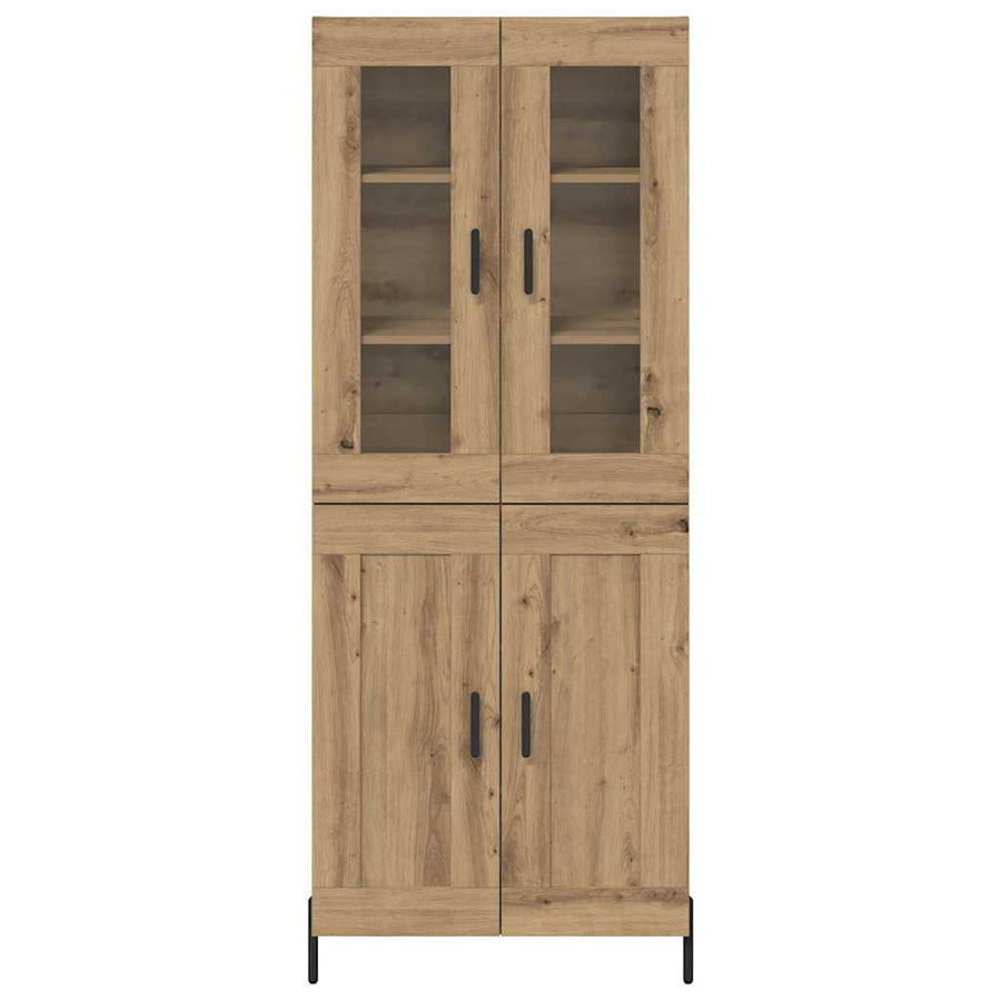 Highboard Artisan Eiken 69,5 x 34 x 180 cm Bewerkt hout
