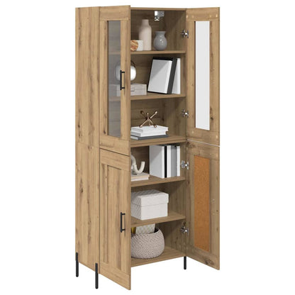 Highboard Artisan Eiken 69,5 x 34 x 180 cm Bewerkt hout